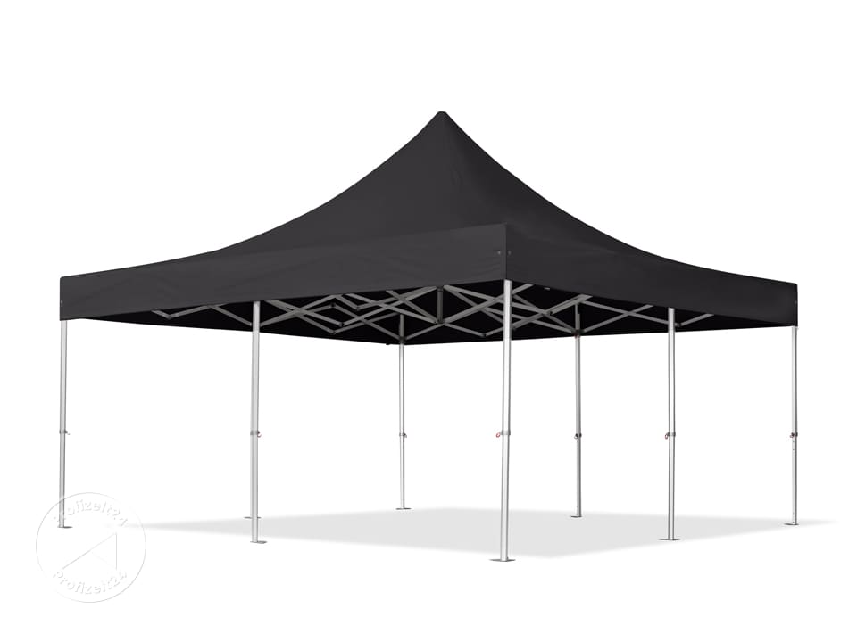 TOOLPORT 5x5m Aluminium Faltpavillon, inkl. 4 Seitenteile, schwarz - (59059) TOOLPORT 5x5m Aluminium Faltpavillon, inkl. 4 Seitenteile, schwarz - (59059)