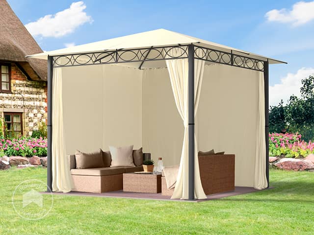 TOOLPORT 3x3 m Softtop Gartenpavillon, i... TOOLPORT 3x3 m Softtop Gartenpavillon, i...