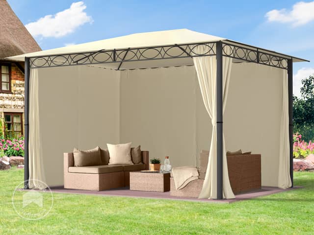 TOOLPORT 3x4 m Softtop Gartenpavillon, i...