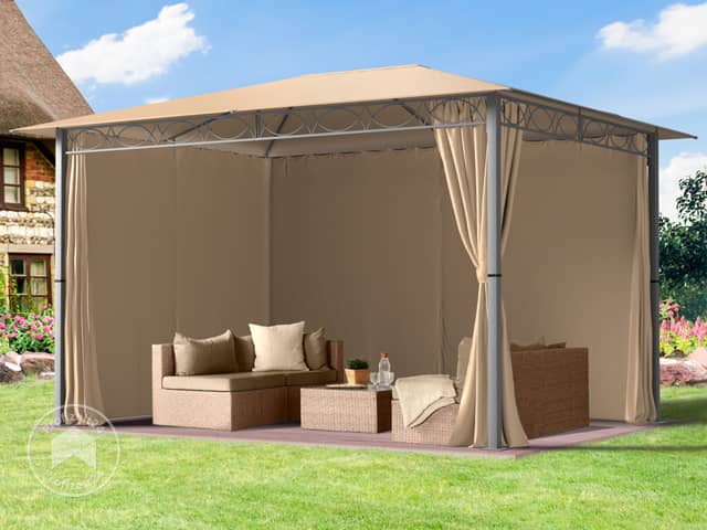 TOOLPORT 3x4 m Softtop Gartenpavillon, i...