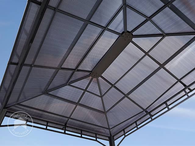 TOOLPORT 3x4 m Hardtop Gartenpavillon, ohne Seitenteile - (300161)