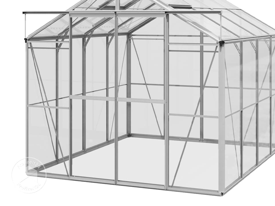 GFP 222 x 256 cm Gewächshaus, ohne Setangebot - (GFPV00895)