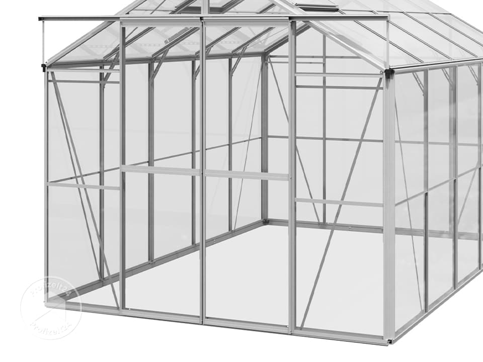 GFP 222 x 317 cm Gewächshaus, ohne Setangebot - (GFPV00897) GFP 222 x 317 cm Gewächshaus, ohne Setangebot - (GFPV00897)