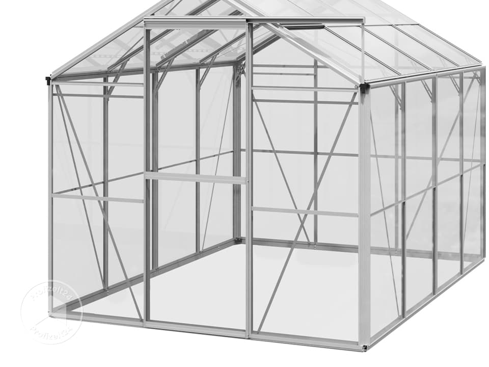 GFP 192 x 256 cm Gewächshaus, ohne Setangebot - (GFPV00887)