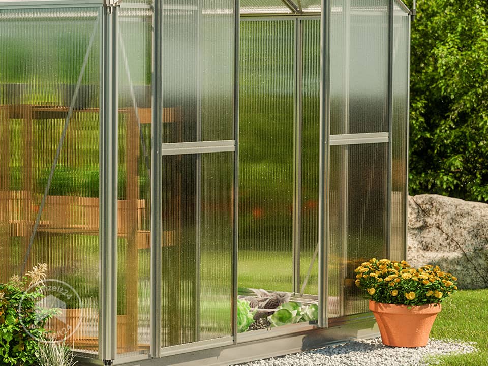 GFP 259 x 449 cm Gewächshaus, ohne Setangebot | 6 mm - (GFPV00086)