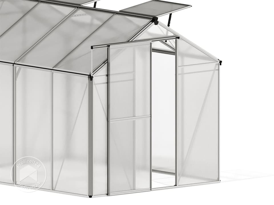 GFP 192 x 317 cm Gewächshaus, ohne Setangebot | 6 mm - (GFPV00731)