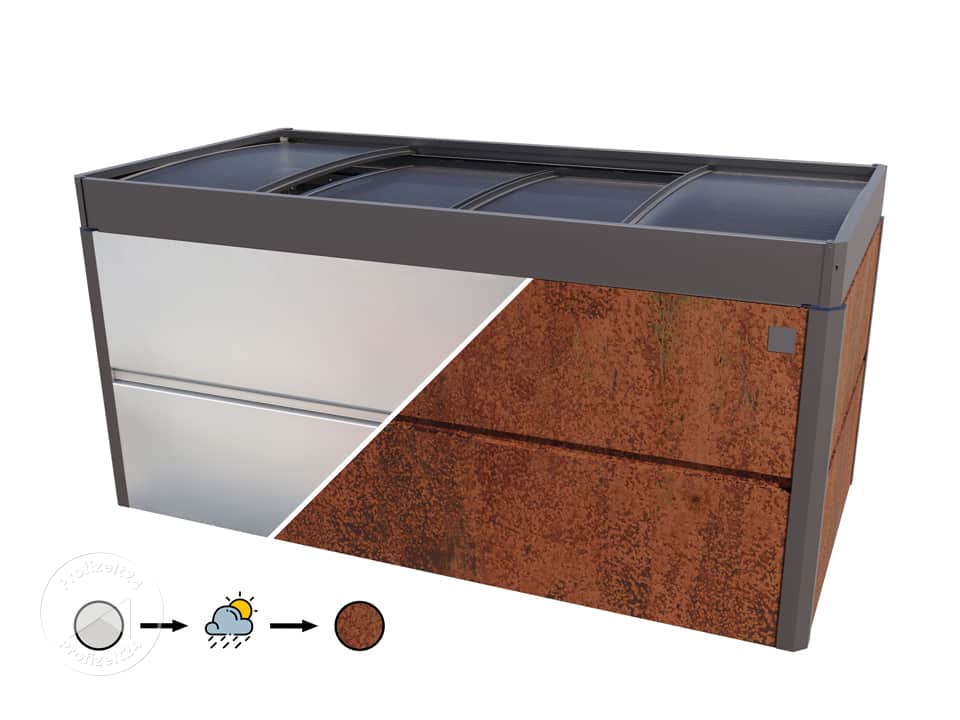 PRIMEYARD 200 x 100 x 77 cm Hochbeet, Co...