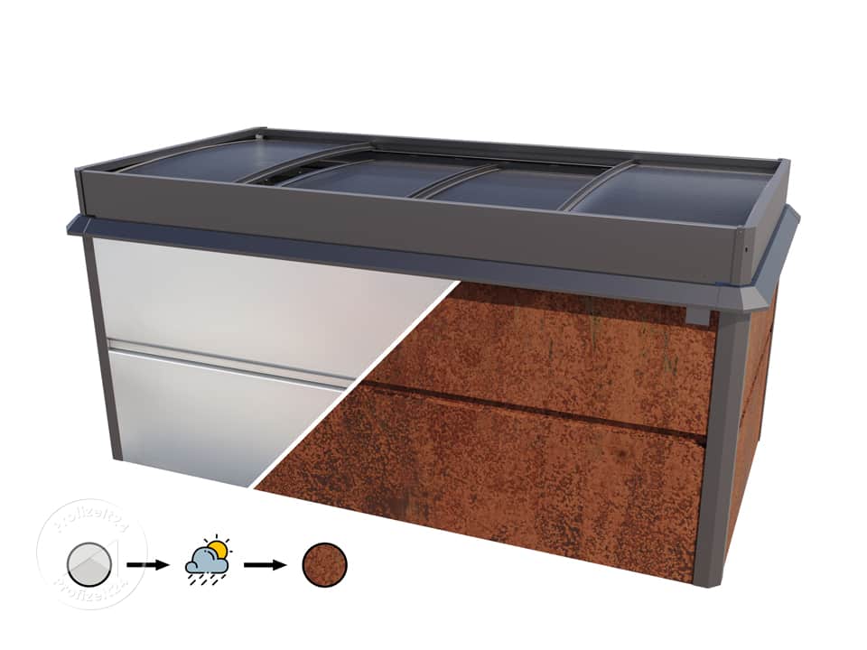 PRIMEYARD 200 x 100 x 77 cm Hochbeet, Co...