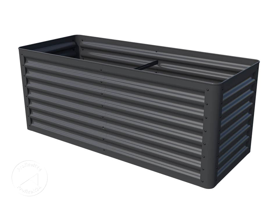 PRIMEYARD 150 x 60 x 60 cm Hochbeet, Stahl, anthrazit