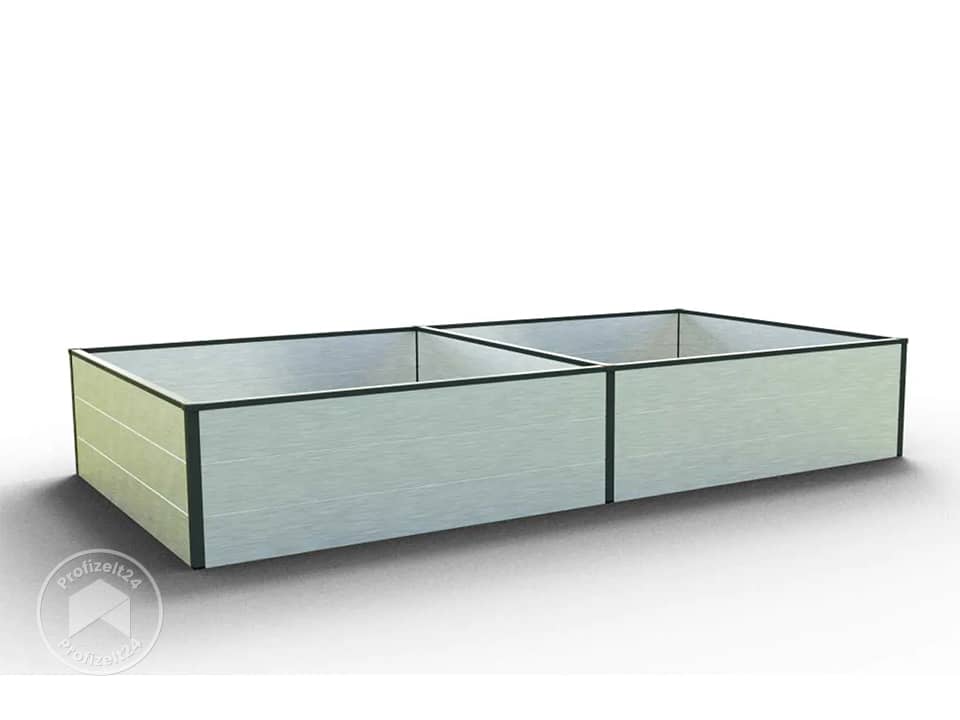 GFP 235 x 119 x 39 cm Hochbeet, Aluminium eloxiert