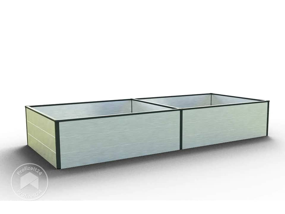 GFP 235 x 99 x 39 cm Hochbeet, Aluminium eloxiert