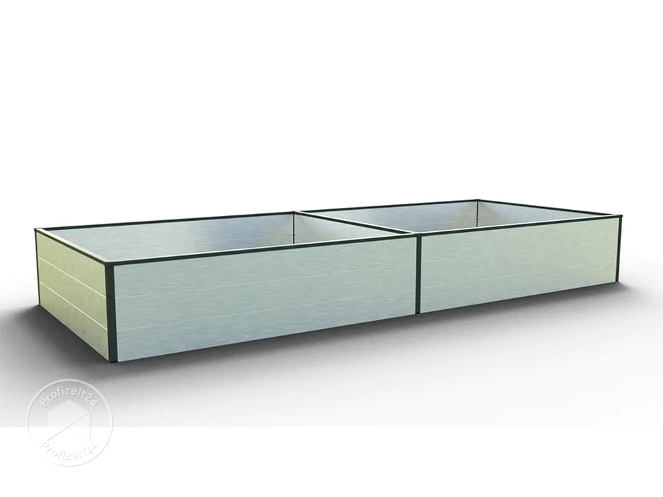 GFP 297 x 119 x 39 cm Hochbeet, Aluminium eloxiert