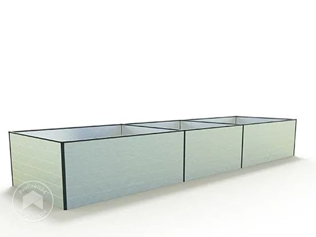 GFP 535 x 77 x 77 cm Hochbeet, Aluminium eloxiert