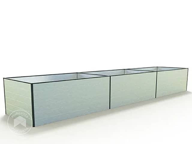 GFP 579 x 99 x 77 cm Hochbeet, Aluminium eloxiert - (GFPV00471)