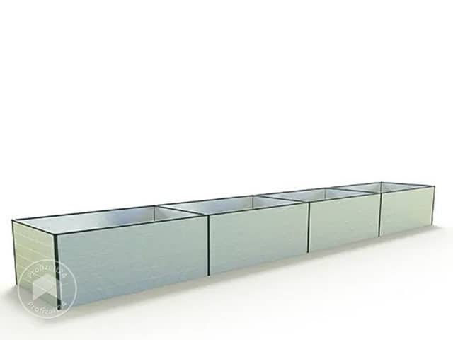 GFP 771 x 150 x 77 cm Hochbeet, Aluminium eloxiert