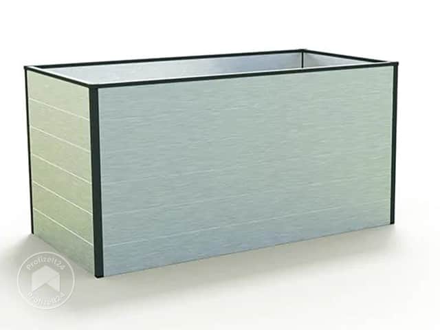 GFP 150 x 77 x 77 cm Hochbeet, Aluminium eloxiert