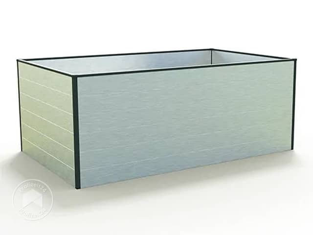GFP 195 x 119 x 77 cm Hochbeet, Aluminium eloxiert