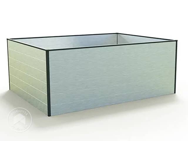 GFP 195 x 150 x 77 cm Hochbeet, Aluminium eloxiert