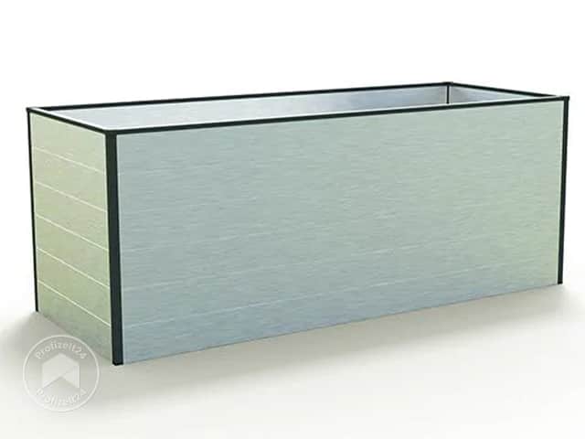 GFP 195 x 77 x 77 cm Hochbeet, Aluminium eloxiert