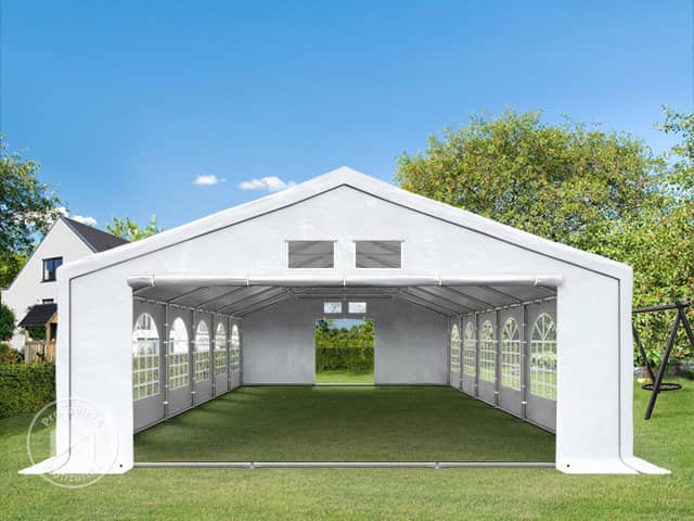 TOOLPORT 5x10m Partyzelt, PE-Plane, weiÃ... TOOLPORT 5x10m Partyzelt, PE-Plane, weiÃ...