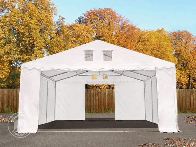 TOOLPORT 6x12 m Lagerzelt, PVC-Plane, we...