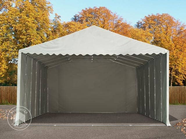 TOOLPORT 8x24 m Lagerzelt, PVC-Plane, we...