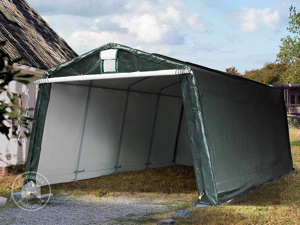 TOOLPORT 3,3x6,2m Zeltgarage, PE-Plane, ...