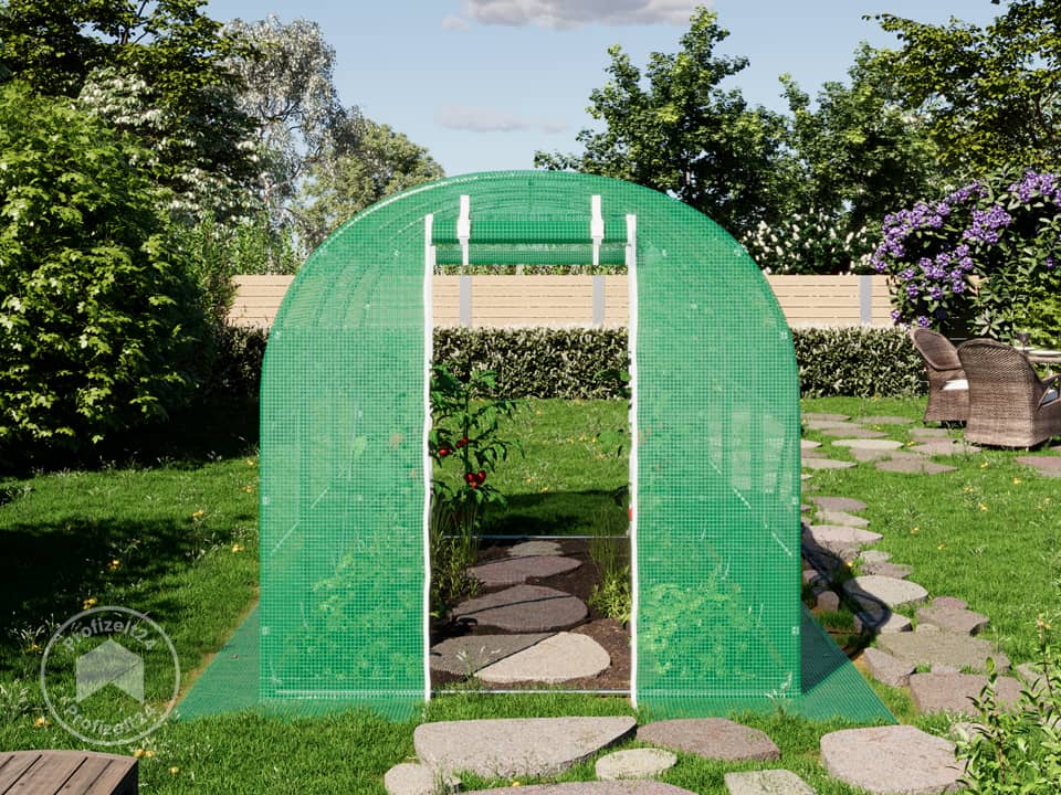 TOOLPORT 2x3m Foliengewächshaus, PE-Pla...