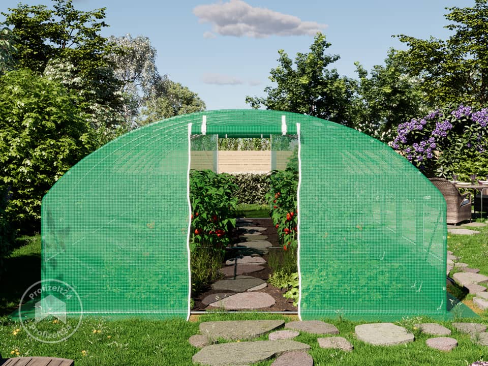 TOOLPORT 4x8m Foliengewächshaus, PE-Pla... TOOLPORT 4x8m Foliengewächshaus, PE-Pla...