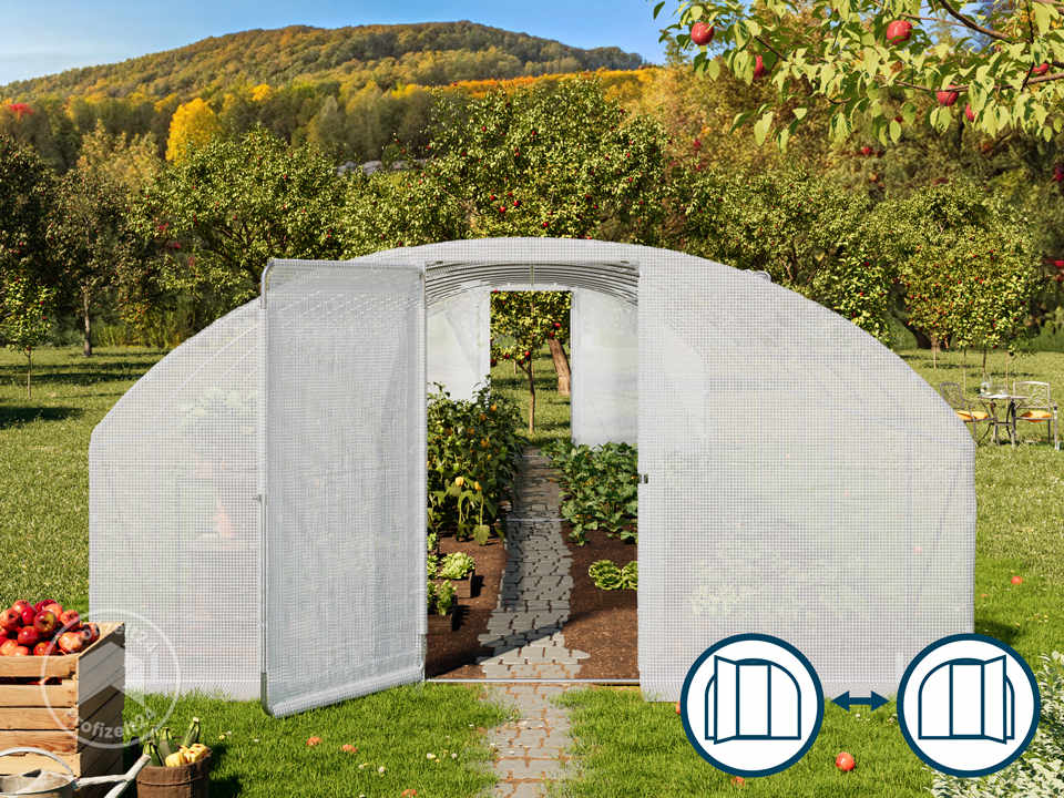 TOOLPORT 4x10m Foliengewächshaus, PE-Pl... TOOLPORT 4x10m Foliengewächshaus, PE-Pl...