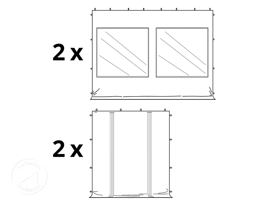 TOOLPORT 3x4,5m Aluminium Faltpavillon, ...
