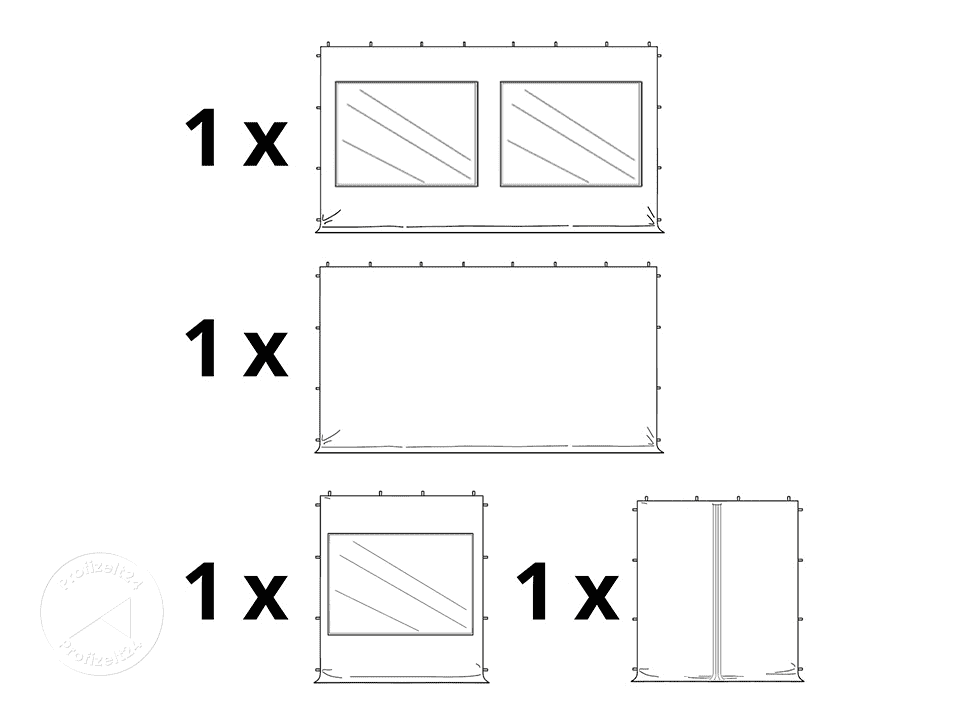 TOOLPORT 3x6m Stahl Faltpavillon, inkl. ... TOOLPORT 3x6m Stahl Faltpavillon, inkl. ...