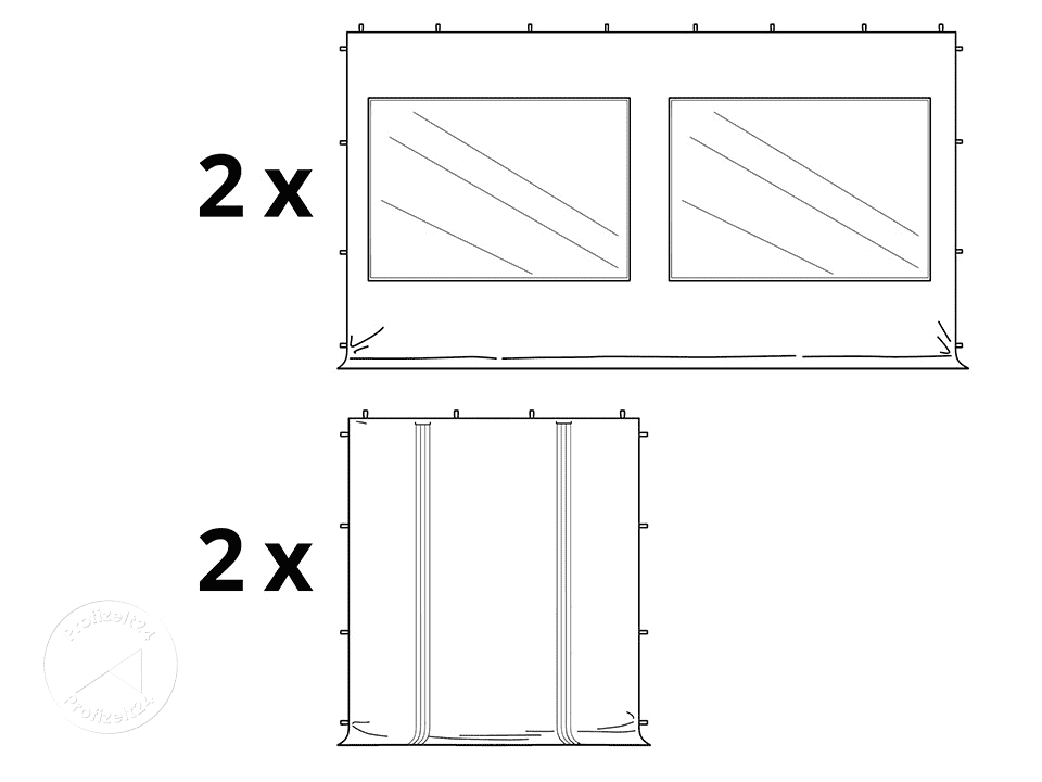 TOOLPORT 3x6m Stahl Faltpavillon, inkl. ... TOOLPORT 3x6m Stahl Faltpavillon, inkl. ...