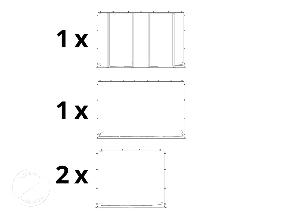 TOOLPORT 4x6m Aluminium Faltpavillon, in... TOOLPORT 4x6m Aluminium Faltpavillon, in...
