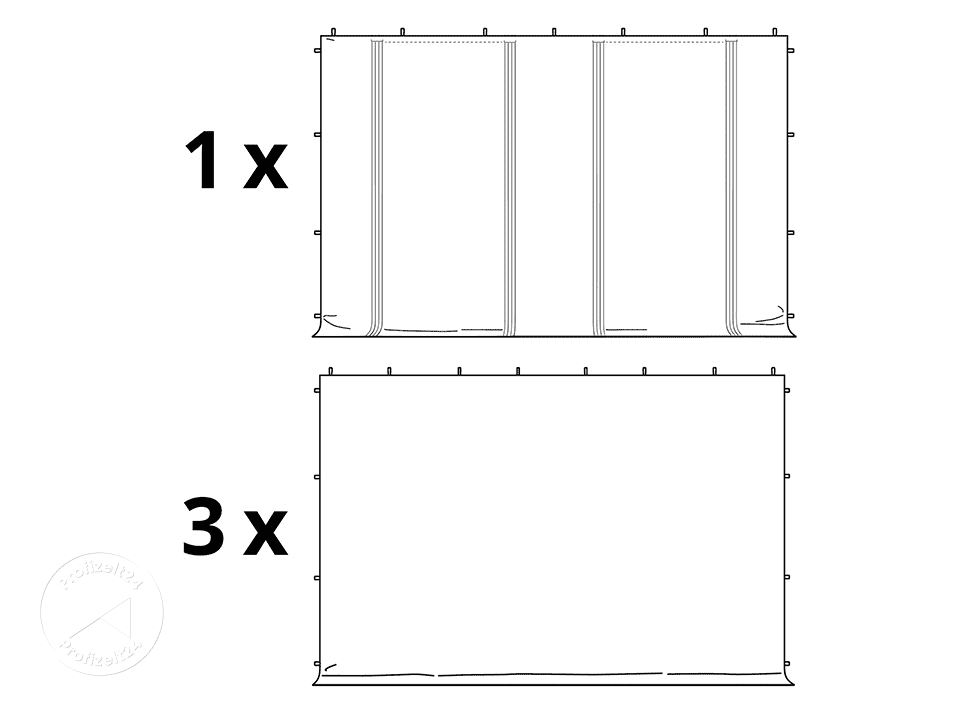 TOOLPORT 5x5m Aluminium Faltpavillon, inkl. 4 Seitenteile, schwarz - (59059) TOOLPORT 5x5m Aluminium Faltpavillon, inkl. 4 Seitenteile, schwarz - (59059)