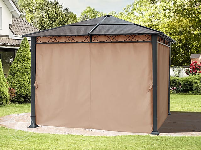 TOOLPORT 3x3 m Hardtop Gartenpavillon, i...