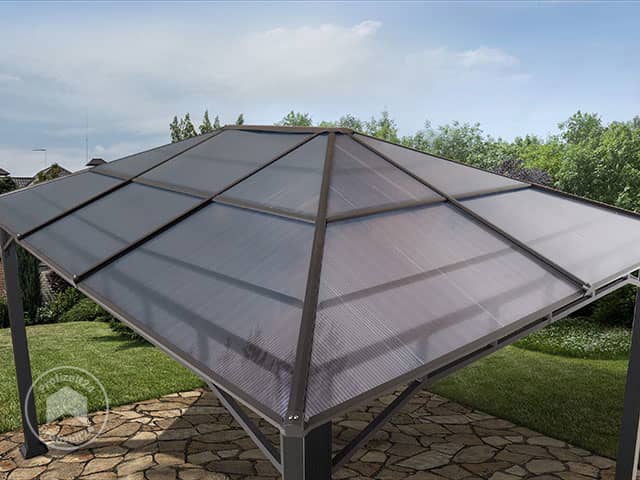 TOOLPORT 3x4 m Hardtop Gartenpavillon, ohne Seitenteile - (300161)