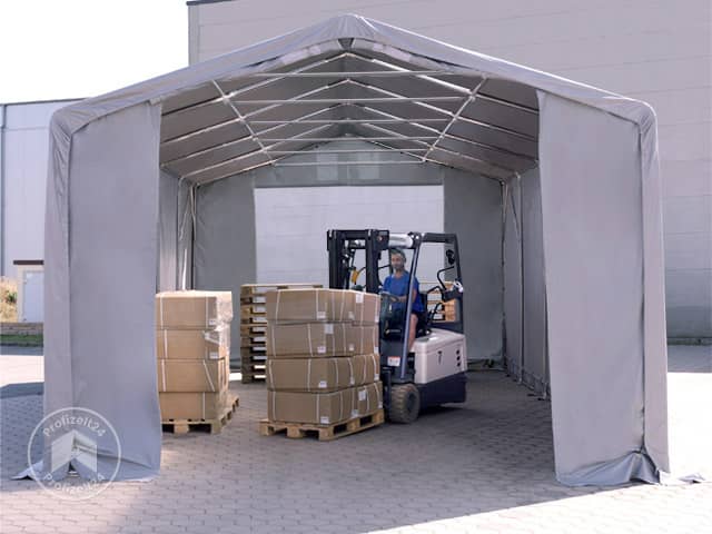 TOOLPORT 3x6m Zelthalle, PVC-Plane, dunk... TOOLPORT 3x6m Zelthalle, PVC-Plane, dunk...