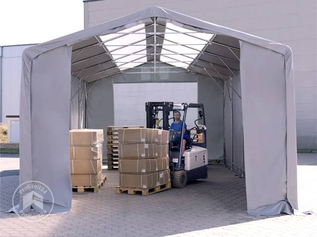 TOOLPORT 8x12m Zelthalle, PRIMEtex-Plane... TOOLPORT 8x12m Zelthalle, PRIMEtex-Plane...