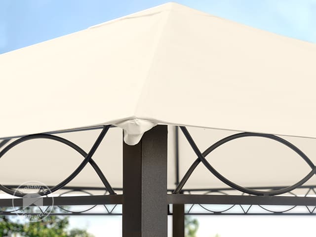TOOLPORT 3x4 m Softtop Gartenpavillon, i...