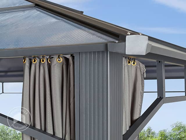 TOOLPORT 4x4 m Hardtop Gartenpavillon, i... TOOLPORT 4x4 m Hardtop Gartenpavillon, i...