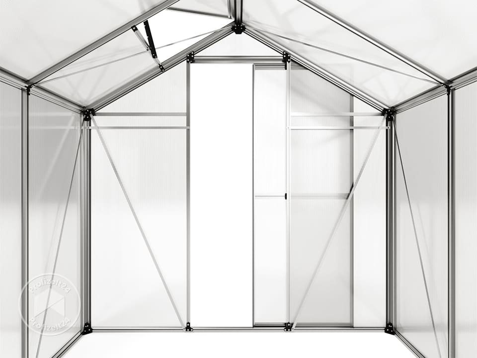 GFP 192 x 317 cm Gewächshaus, ohne Setangebot | 6 mm - (GFPV00731)