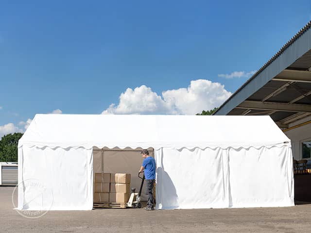 TOOLPORT 4x8 m Lagerzelt, PVC-Plane, dun... TOOLPORT 4x8 m Lagerzelt, PVC-Plane, dun...