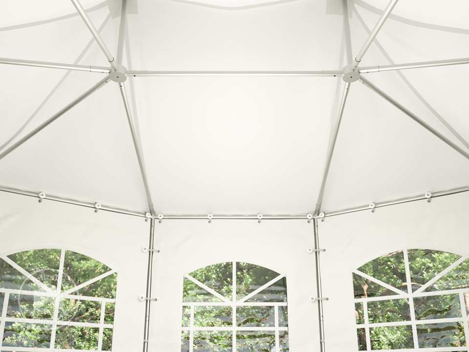 TOOLPORT 3x4,1m Pagodenzelt, PVC-Plane, ...