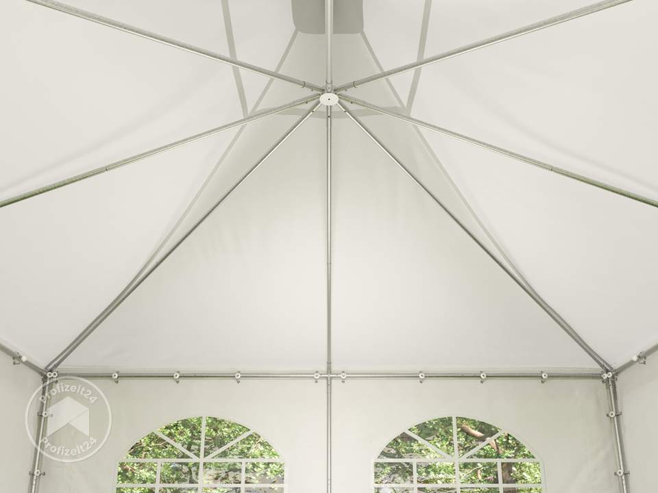 TOOLPORT 5x5m Pagodenzelt, PVC-Plane, we...