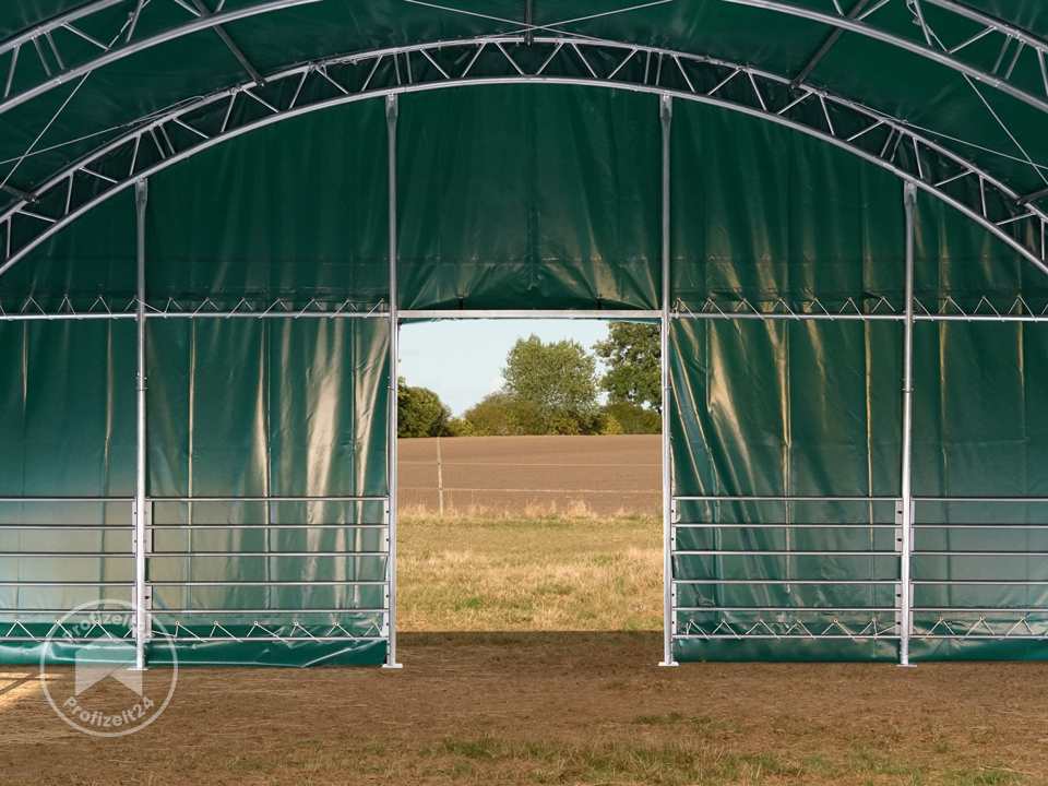 TOOLPORT 10x10m Weidezelt, PVC-Plane, du...