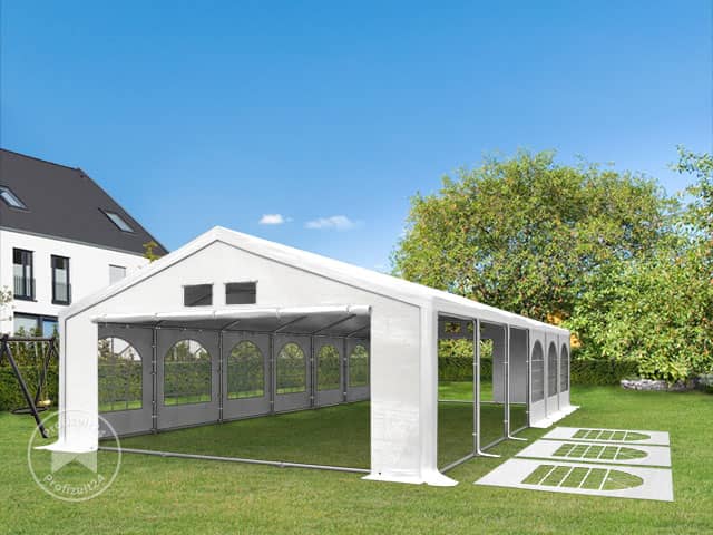 TOOLPORT 5x10m Partyzelt, PE-Plane, weiÃ... TOOLPORT 5x10m Partyzelt, PE-Plane, weiÃ...