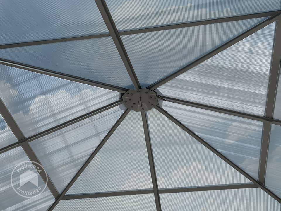 TOOLPORT 3x3m Hardtop Gartenpavillon, in...
