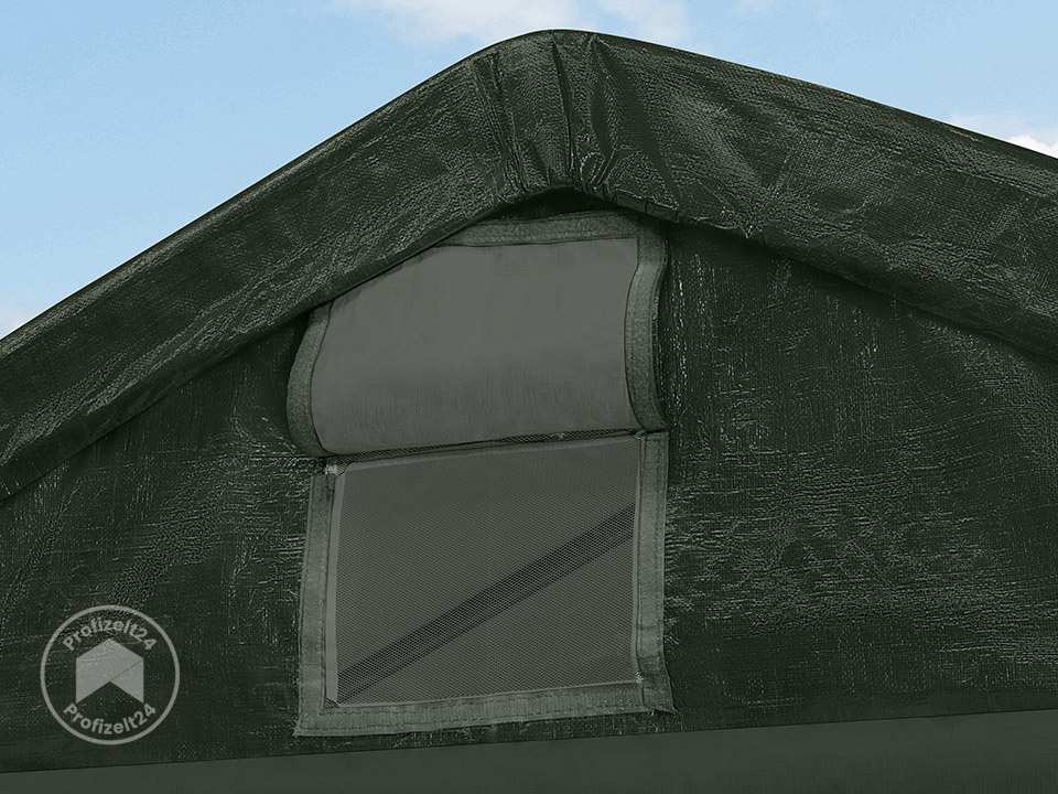 TOOLPORT 2,4x3,6m Zeltgarage, PE-Plane, ...