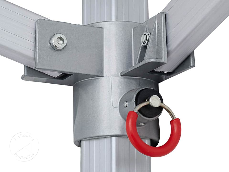 TOOLPORT 5x5m Aluminium Faltpavillon, ohne Seitenteile, schwarz - (59058) TOOLPORT 5x5m Aluminium Faltpavillon, ohne Seitenteile, schwarz - (59058)